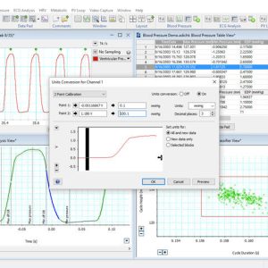 LabChart physiological data analysis software