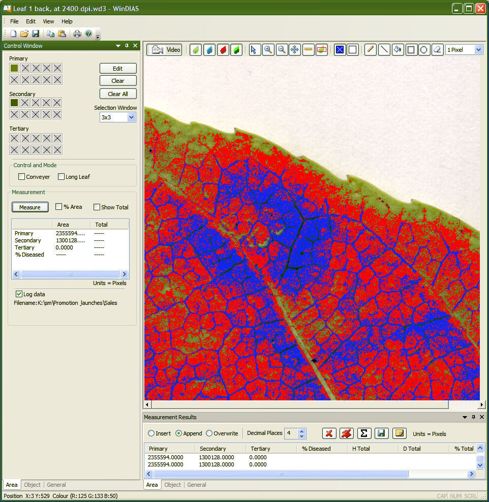 WinDIAS Leaf Image Analysis System - Image 4
